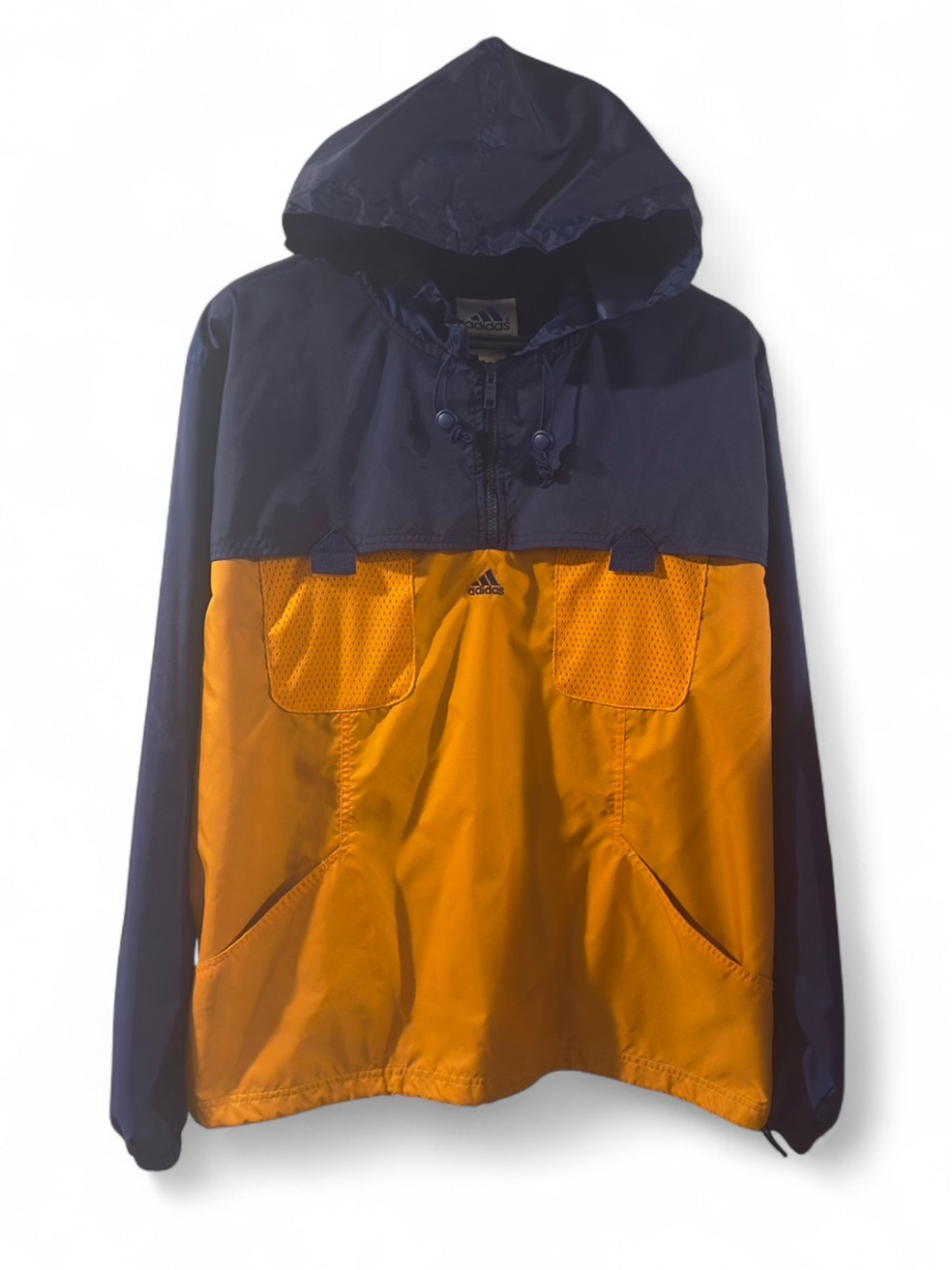 Vintage Y2K adidas Quarter-Zip Anorak Windbreaker Pullover Size Men’s Large
